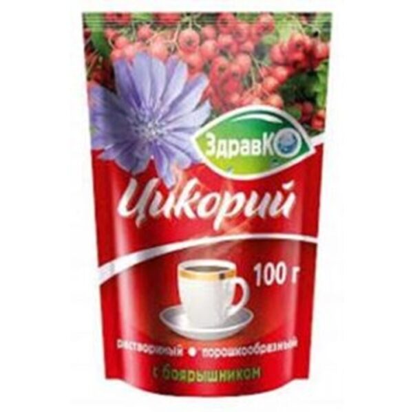 Цикорий "ЗдравКо" растворимый с боярышником ZIP 100гр /12/