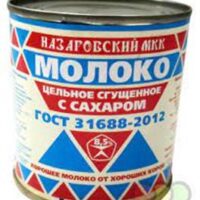 ЧЗ Молоко сгущенное цельное с сахаром 8,5% Гост 31688-2012 Назаровский МКК 380 гр. жб /45/