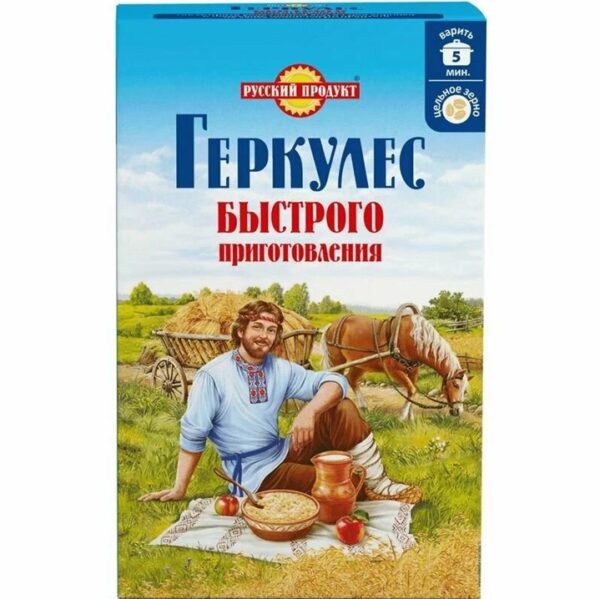 РП Геркулес Овсяные хлопья 420г быстрого приготовления /12/ 2126631