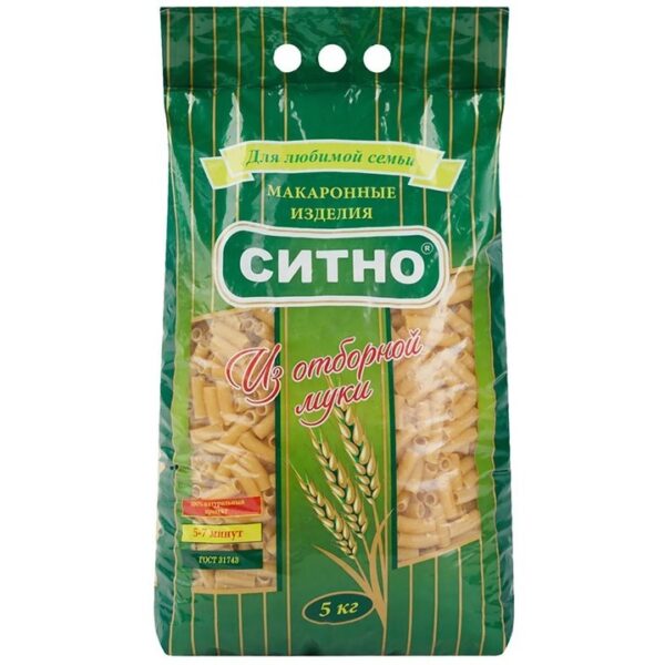 СИТНО 5кг Перышки из отборн. муки ГОСТ гр.В (в уп. 3 мешка)