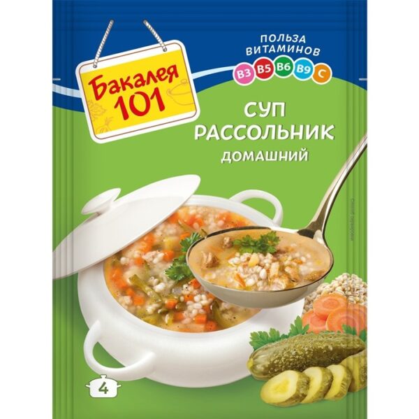 Суп "Бакалея 101 Рассольник домашний" 65г №136 /25/ 2126657