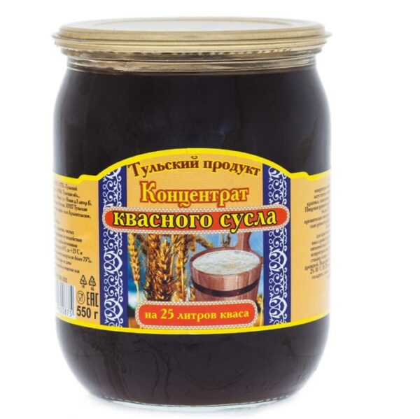Тульский продукт Концентрат квасного сусла ТУ 550г (на 25л кваса) /12/ дата изг. 27.02.25.