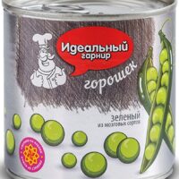 Идеальный гарнир Зелёный горошек КЛЮЧ 400г/425мл ж/б ГОСТ /12/