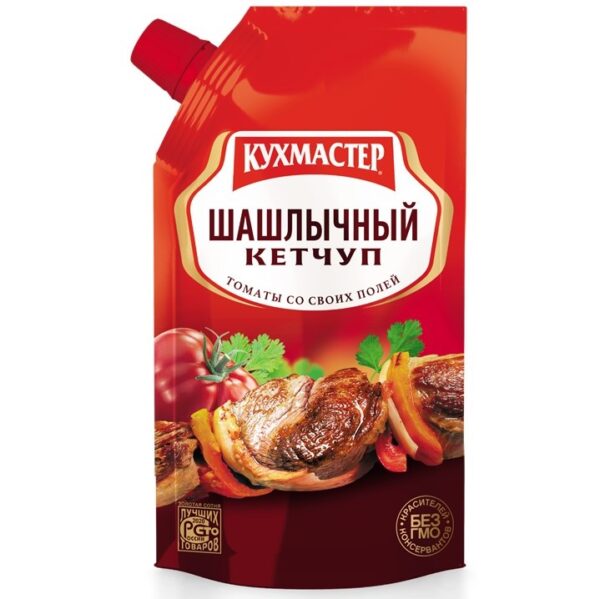 Кетчуп КухМастер 260 г Шашлычный Дой-пак /20/