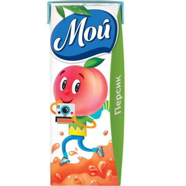 ЧЗ "Мой" 0,2л нектар персиковый с мякотью /27/