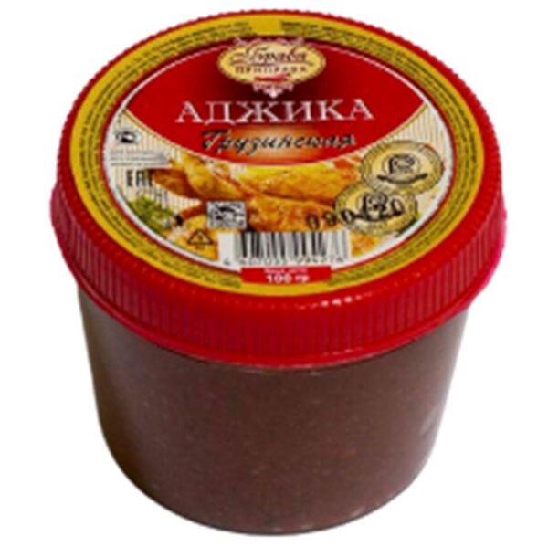 Аджика "Брава-Приправа" ПЭТ 100г"Грузинская"/18/